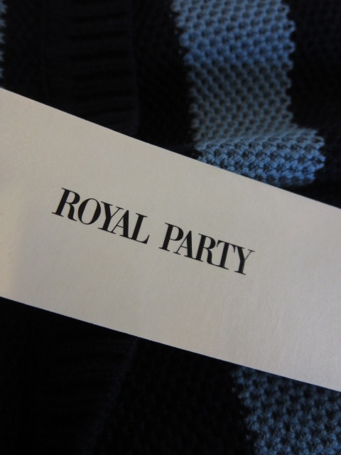 ロイヤルパーティー ROYALPARTY 袖シフォンボーダーニット_e0076692_16463352.jpg