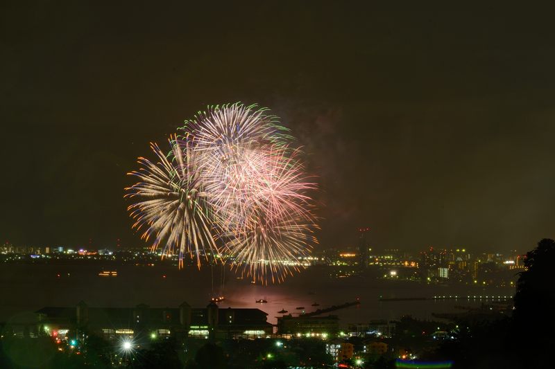 雨の中の琵琶湖大花火大会　其の一_f0032011_2074079.jpg