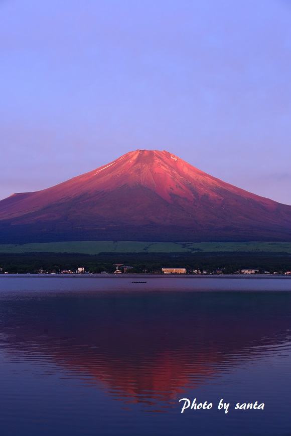 世界遺産　赤富士　2014　山中湖_c0201929_17325444.jpg