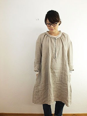 8/9 Veritecoeur ウールリネンスキッパーチュニックOP入荷_f0325437_11455399.jpg