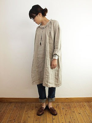 8/9 Veritecoeur ウールリネンスキッパーチュニックOP入荷_f0325437_11463042.jpg