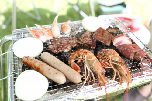 快適★夏の白黒BBQ＠みずほハイランド_e0192956_10293819.jpg