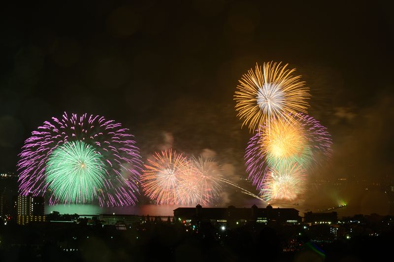 雨の中の琵琶湖大花火大会 其の二_f0032011_1629573.jpg