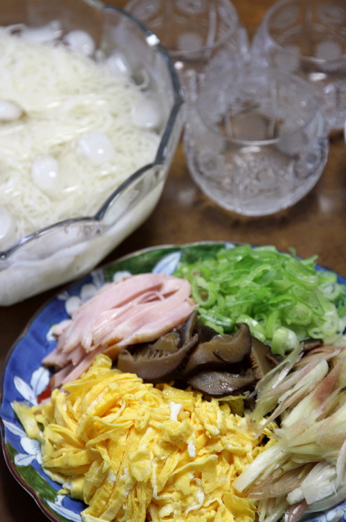 これが大阪のお素麺 Assiette Blanche