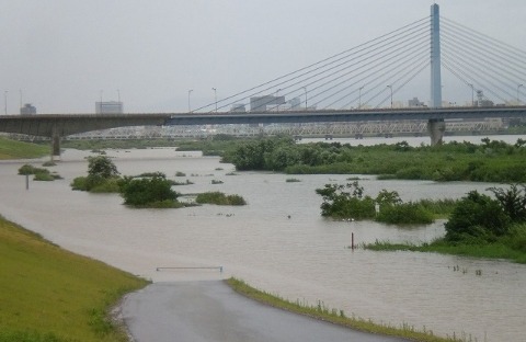 台風11号　８月10日（日）毛馬ＲＵＮ：26.16㎞_b0176192_1192892.jpg