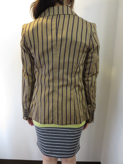 トゥデイフル  TODAYFUL　Stripe Jacket_e0076692_17173644.jpg