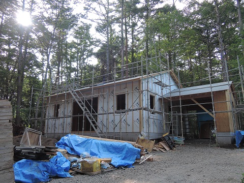 長坂町H野さん邸の現場より 12_a0211886_23361099.jpg