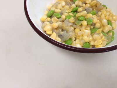 summer menu 海老ととうもろこしのかき揚げ♪_a0165160_626138.jpg