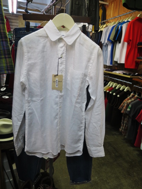 LINEN WHITE L/S SHIRTS ・・・ 今時期よりの人気定番品です★★★_d0152280_21111812.jpg