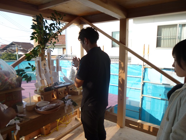 祝上棟・Nさんの家(益田市・中島町)_d0087595_20154338.jpg