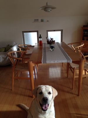 summer interior リネンのセンターテーブルマット♪_a0165160_7103159.jpg