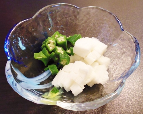 冷やしぶかっけ細うどん 水は方円の器に随う 冷やしぶかっけ細うどん 水は方円の器に随う