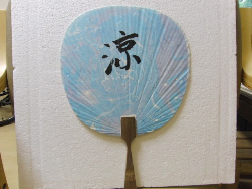 2014マーブリングうちわ作品_e0222340_1551446.jpg