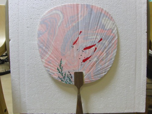 2014マーブリングうちわ作品_e0222340_15524415.jpg