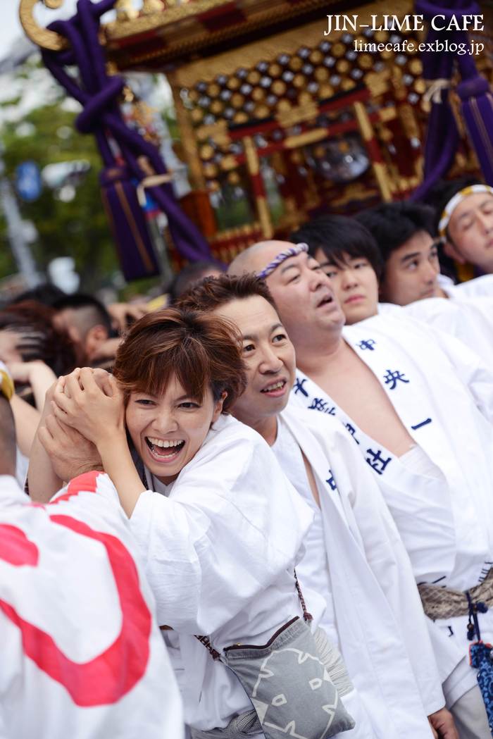 千葉神社妙見大祭神輿巡行 Jin Lime Cafe