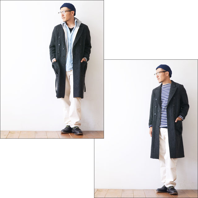 Haver Sack [ハバーサック] Engineer Coat [471438] ウールショップコート エンジニアコート MEN\'S _f0051306_22182570.jpg