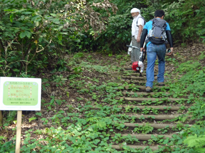 六国見山の管理用通路を園路に開放！散策がぐっと楽に_c0014967_1744112.jpg