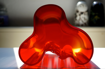 【第1位獲得！】 160 -Vase Collection Aalto Alvar mm buckの : red flaming ワイン