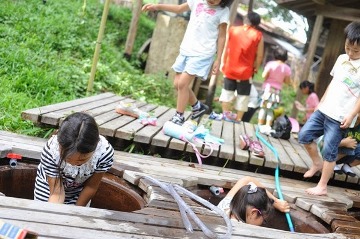 ８月の農場は子どもたちで大賑わい_c0177665_9572797.jpg