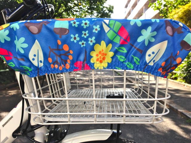 おしゃれ自転車バスケットカバー「bike cap」の「Boxcap」カゴ おしゃれ 自転車 雑貨 女子_b0212032_2131169.jpg