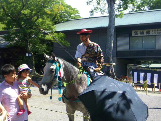 流鏑馬　三島夏まつり　2014 _c0087349_11303660.jpg