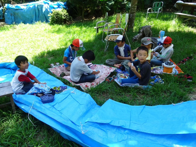 深日小学校＆多奈川小学校学童保育第２回「里山体験」_c0108460_20270466.jpg