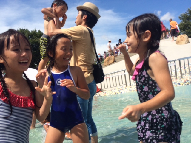 8月15日 舎人公園 水遊び_c0315908_08412253.jpg