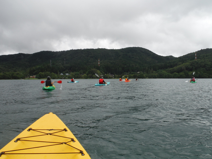 初カヤック　長野　青木湖_d0130610_16248.jpg