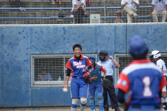 愛媛全中　二日目　岸城中決勝進出_b0249247_18412999.jpg