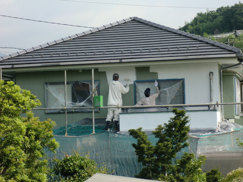 佐伯区 M様邸・外壁塗装工事_d0125228_2445027.jpg