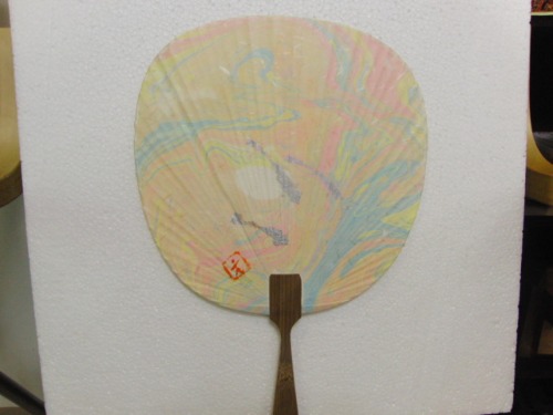 2014 マーブリングうちわ作品_e0222340_17373597.jpg