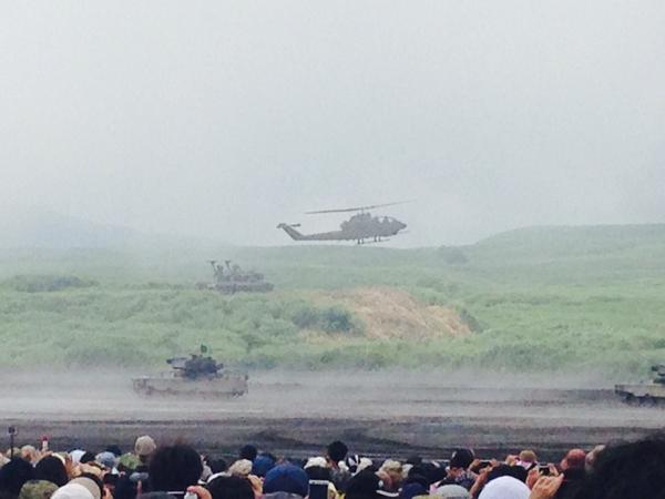 娘達の総火演(予行)20140821_d0067943_20164792.jpg