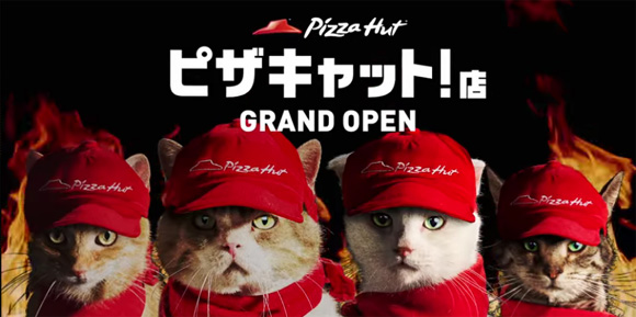 ◆出た！ネコ好きにはたまらない！(笑)「ピザキャット！店」Pizza Hut 公式？店舗グランドオープン_b0008655_08065636.jpg
