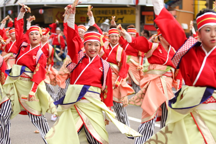 第61回よさこい祭り 本祭2日目 ほにや その3_a0077663_722722.jpg