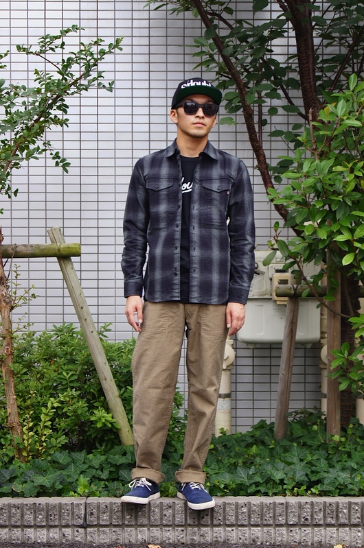 S/DOUBLE - \"CHOLO\" PLAID SHIRT!!_f0020773_21374648.jpg