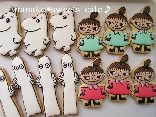 ムーミンシリーズのアイシングクッキー レシピあり Nanako Sweets Cafe