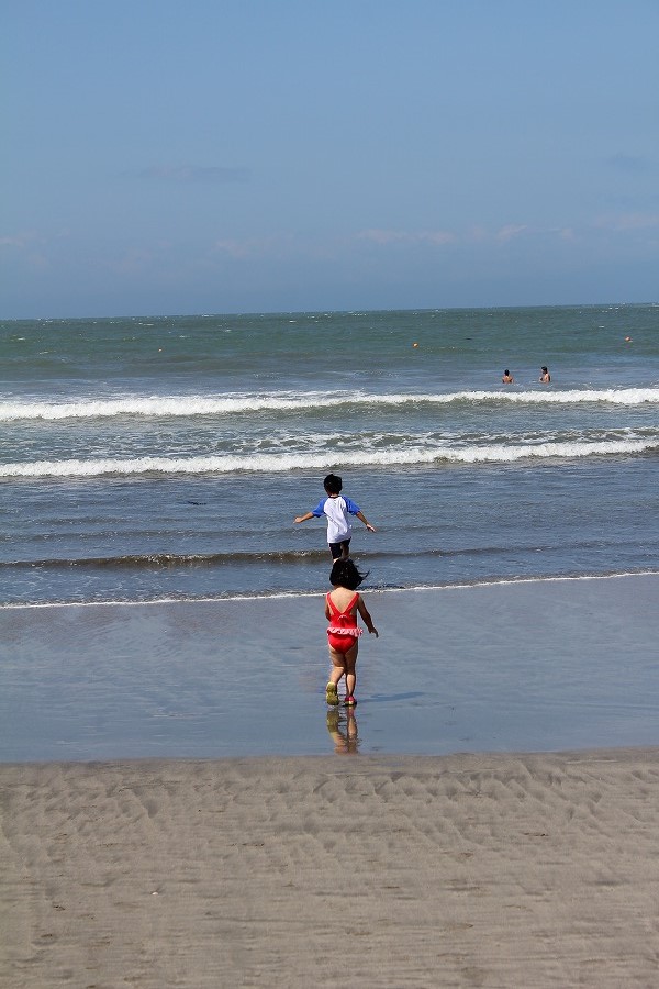 小学二年生の夏休み日記 10 【逗子海岸で海水浴編】_c0204298_19141386.jpg