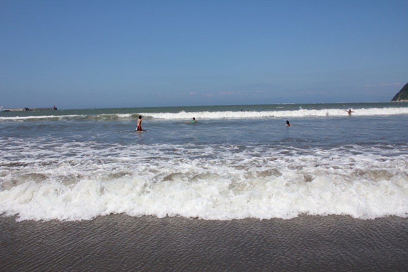 小学二年生の夏休み日記 10 【逗子海岸で海水浴編】_c0204298_19584813.jpg