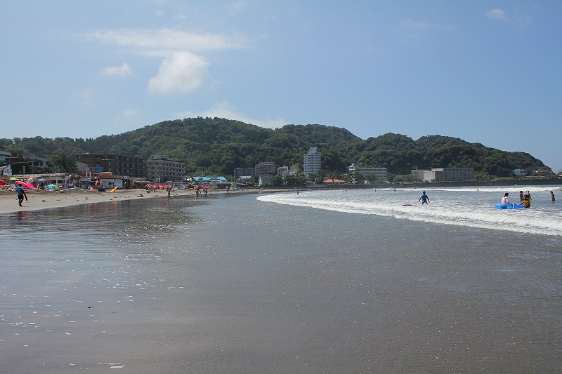 小学二年生の夏休み日記 10 【逗子海岸で海水浴編】_c0204298_200224.jpg