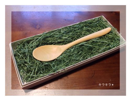 ロイズチョコレートと木のスプーン_f0354014_22252973.jpg