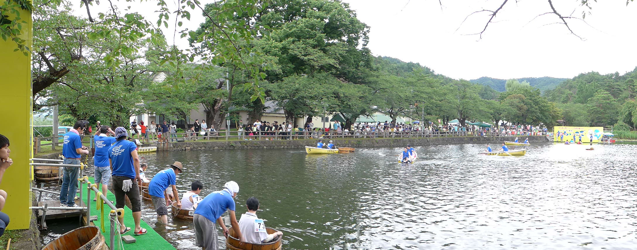 秋田たらいこぎ選手権(旅42日目)_f0350083_1832767.jpg