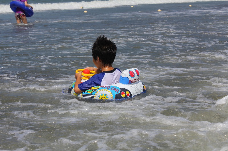 小学二年生の夏休み日記 10 【逗子海岸で海水浴編】_c0204298_1330246.jpg