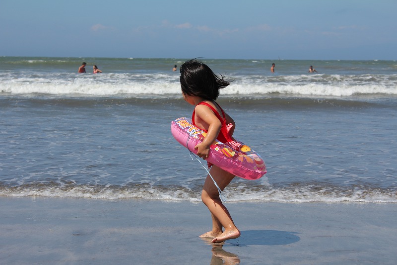 小学二年生の夏休み日記 10 【逗子海岸で海水浴編】_c0204298_1330990.jpg