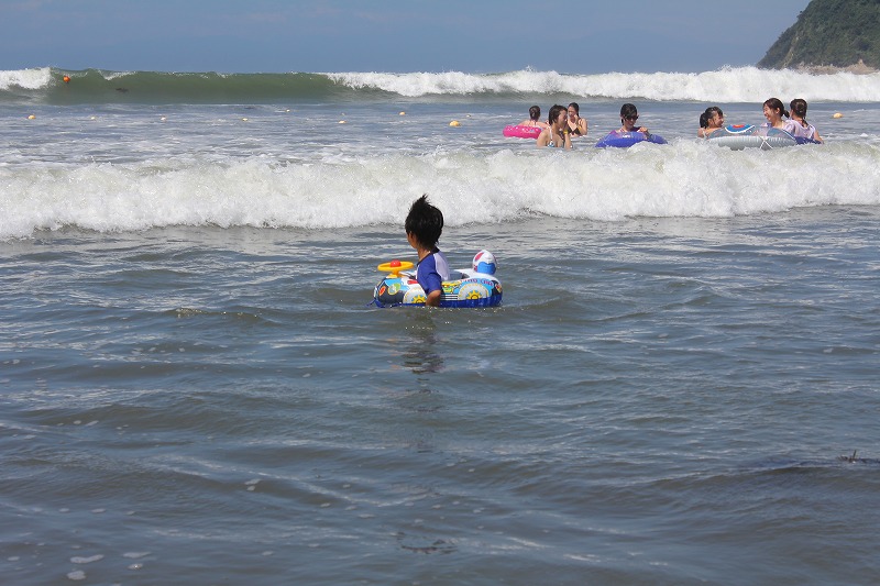 小学二年生の夏休み日記 10 【逗子海岸で海水浴編】_c0204298_13314065.jpg