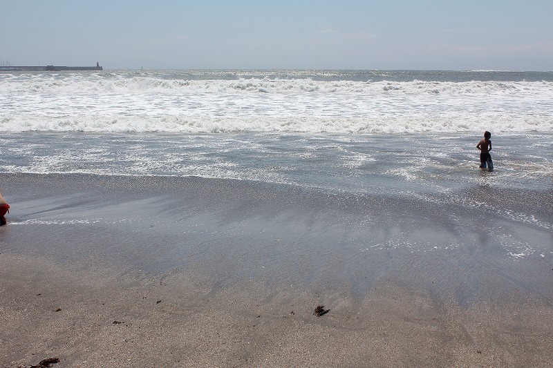 小学二年生の夏休み日記 10 【逗子海岸で海水浴編】_c0204298_13342898.jpg