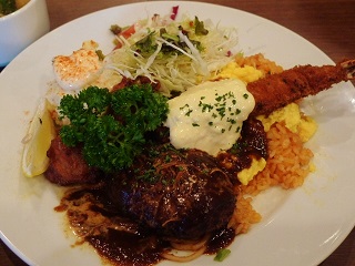 犇きプレート 犇屋 湊町 Coco Hole Want Want