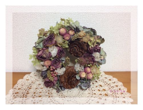 ウェディングブーケがwreathに…_f0354014_2348940.jpg