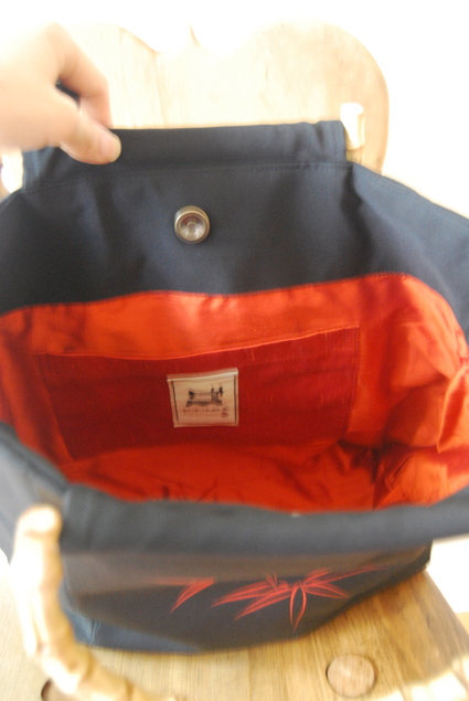 着物リメイク・絽で作ったbag_d0127925_16562712.jpg