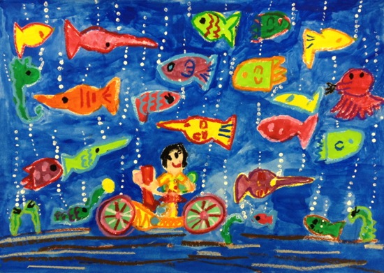 2014.08 夏休みの絵 : アトリエCIEL 子供絵画造形教室