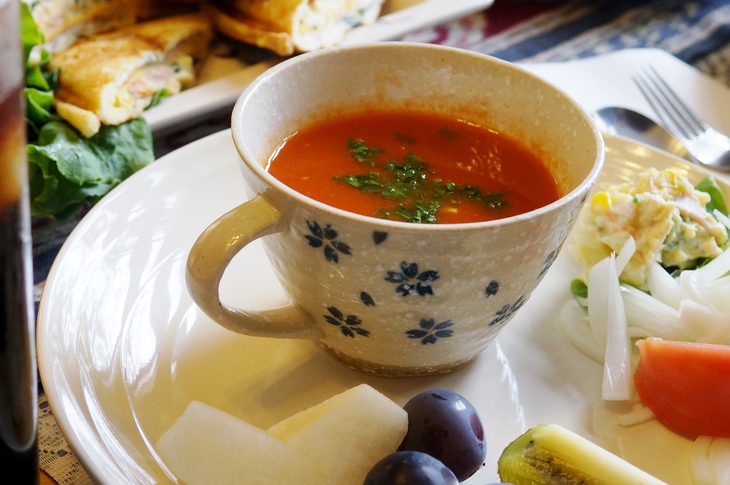 【THE.朝ご飯】前篇でホットサンド／浅蜊入りトマトスープレシピ他です♪_b0033423_2085242.jpg